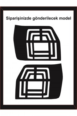 Fiat Uno Stop Farı Led Görünümlü Folyo Kaplama Orjinal Çizim-birebir Uyumlu Fiat Uno Stop Farı Led Görünümlü Folyo Kaplama Orjinal Çizim-birebir Uyumlu