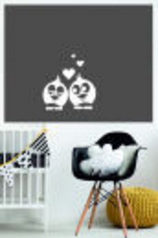 Aşık Kuşlar Priz Sticker-oto Sticker-18x18cm