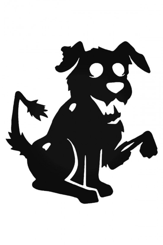 Dog Zombie Sticker Araba Oto Arma Duvar Çıkartma 20 Cm
