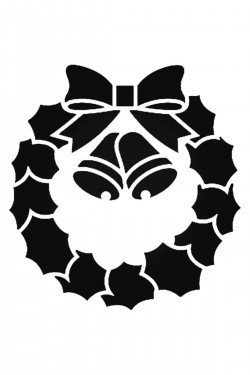 Wreath 52 Sticker Araba Oto Arma Duvar Çıkartma 20 cm