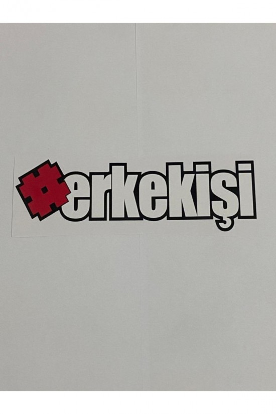 Erkek Işi Sticker 18 X 6 Bagaj/arka Cam/kelebek Cam Stickeri