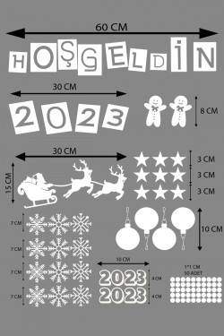 Hoşgeldin 2025 Yılbaşı Happy New Year Sticker Süsü Yeni Yıl Parti Cam Noel Ağacı Kar Tanesi Model 4 Hoşgeldin 2025 Yılbaşı Happy New Year Sticker Süsü Yeni Yıl Parti Cam Noel Ağacı Kar Tanesi Model 4