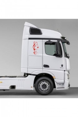 Tır Kamyon Yapışkan Sticker Çift Taraf Güzel Kız Tır Kamyon Yapışkan Sticker Çift Taraf Güzel Kız