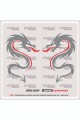 Kırmızı Dilli Ejderha Sticker 50x35 Sağ-sol Kırmızı Dilli Ejderha Sticker 50x35 Sağ-sol
