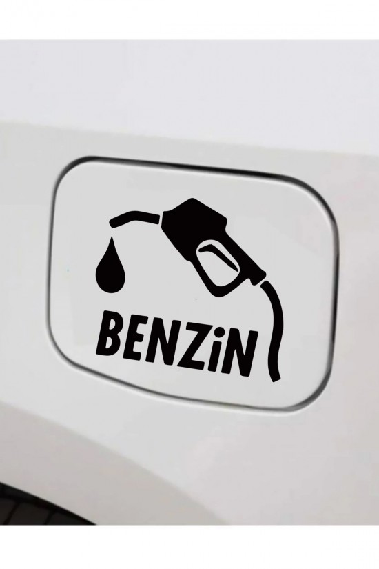 Findit Benzin Araç Depo Kapağı Sticker 12cm