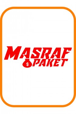 '' Masraf Paket '' Oto Sticker Motor Sticker 20x7 Cm Kırmızı