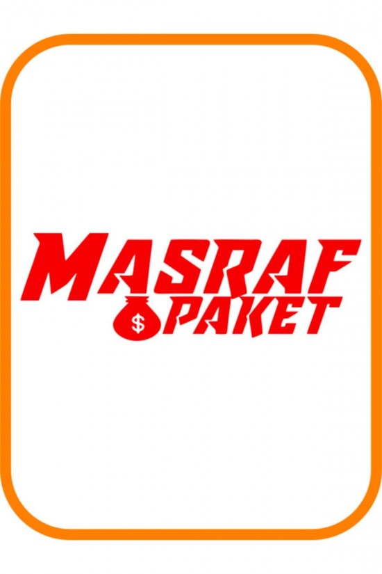 '' Masraf Paket '' Oto Sticker Motor Sticker 20x7 Cm Kırmızı