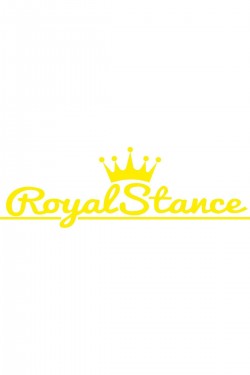 Royal Stance Oto Araba Sticker Sarı