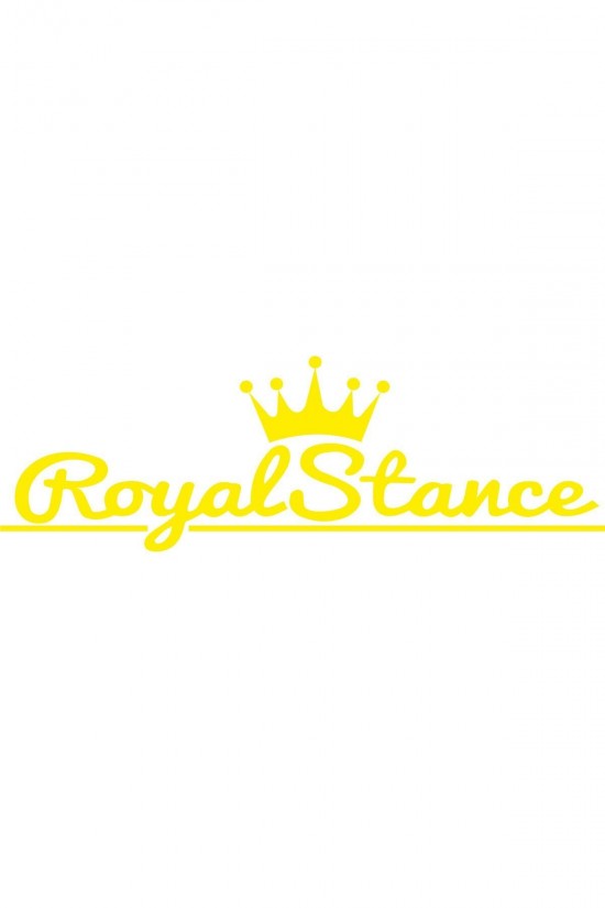 Royal Stance Oto Araba Sticker Sarı
