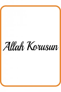 Allah Korusun Oto Sticker 40x8 Cm Siyah
