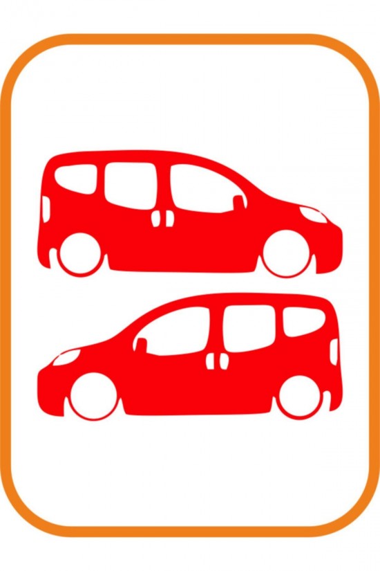 2 Adet Fiorino - Nemo - Bibper Araç Silüeit Sağ-sol Takım 20x9 Cm Kırmızı 2 Adet Fiorino - Nemo - Bibper Araç Silüeit Sağ-sol Takım 20x9 Cm Kırmızı