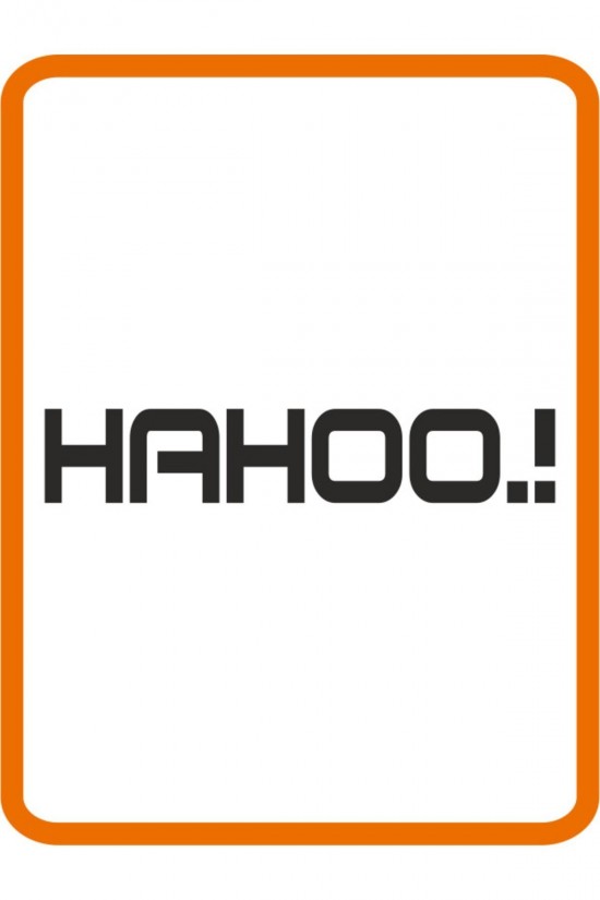 " Hahoo " Oto Sticker Motor Sticker 25x8 Cm Siyah