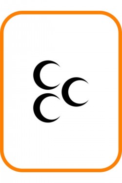 Üç Hilal Oto Sticker Motor Sticker 14x12 Cm Siyah Üç Hilal Oto Sticker Motor Sticker 14x12 Cm Siyah