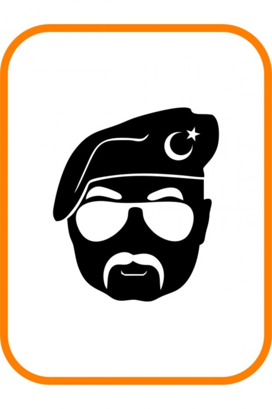 Pöh Özel Harekat Oto Sticker Motor Sticker 15x13 Cm Siyah