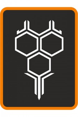 Kaput Petek Oto Sticker Büyük Boy 60x35 Cm Beyaz