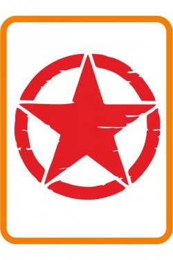 Army Yıldız 2 Adet Off Road Oto Sticker 10x10 cm Kırmızı Uyumlu Army Yıldız 2 Adet Off Road Oto Sticker 10x10 cm Kırmızı Uyumlu