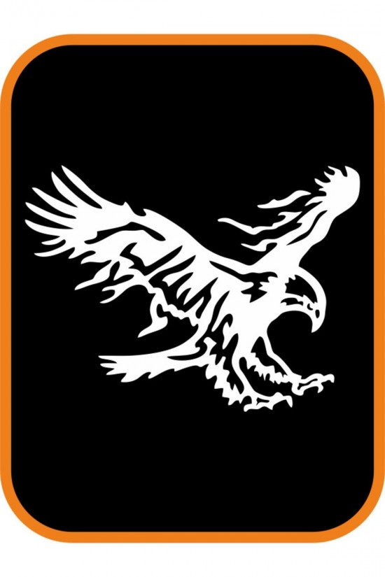 2 Adet Kartal Oto Sticker 20x15 Cm Sağ Ve Sol ( Beyaz ) 2 Adet Kartal Oto Sticker 20x15 Cm Sağ Ve Sol ( Beyaz )