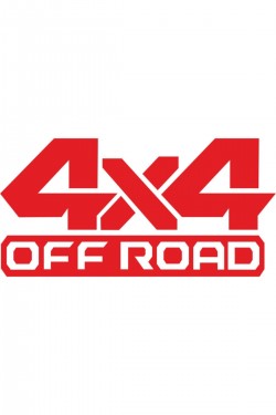 4x4 Off Road 2 Adet Oto Sticker Büyük Boy 20x10 Cm Kırmızı