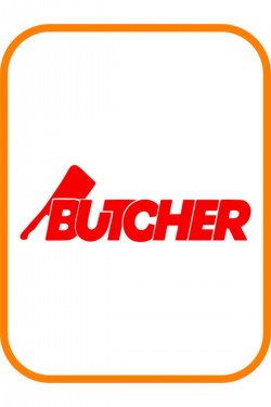 '' Butcher - Kasap '' Oto Sticker Motor Sticker 20x7 Cm Kırmızı