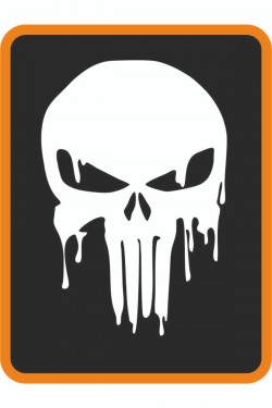 Kuru Kafa Oto Sticker 20x15 Cm Beyaz Kuru Kafa Oto Sticker 20x15 Cm Beyaz