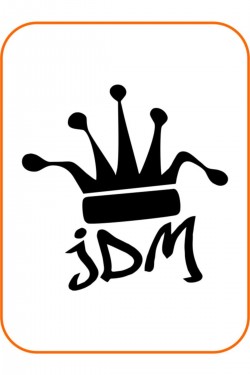 Jdm Oto Sticker 20x20 Cm Siyah