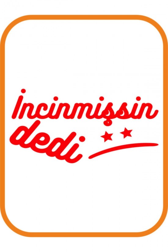 Incinmişsin Dedi Oto Sticker 20x10 Cm Kırmızı
