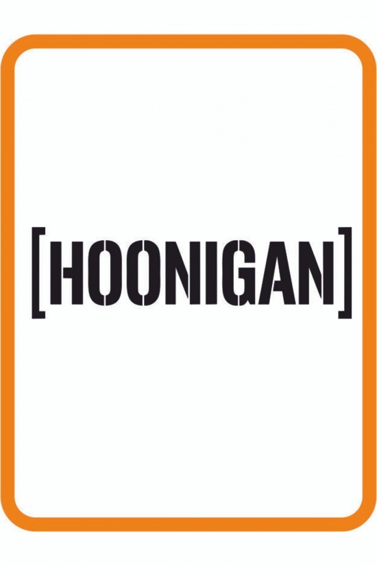 " Hoonigan " Oto Sticker Motor Sticker 25x8 Cm Siyah