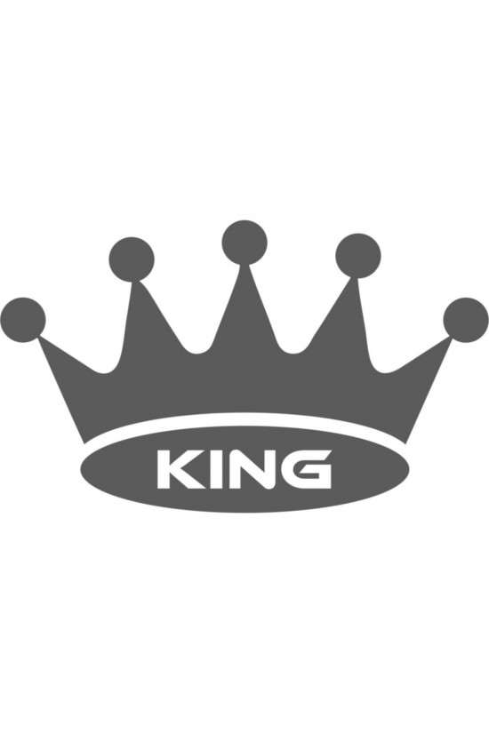 Kral Tacı Oto Sticker Beyaz