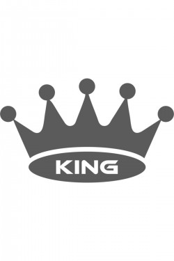 Kral Tacı Oto Sticker Beyaz