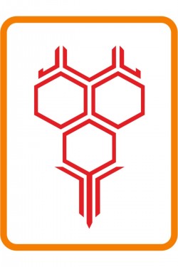 Kaput Petek Oto Sticker Büyük Boy 60x35 Cm Kırmızı