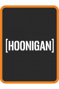 " Hoonigan " Oto Sticker Motor Sticker 25x8 Cm Beyaz