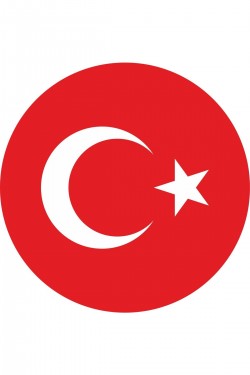 Türk Bayrağı Yuvarlak Arma 5x5 Cm Oto Sticker Baskes Türk Bayrağı Yuvarlak Arma 5x5 Cm Oto Sticker Baskes