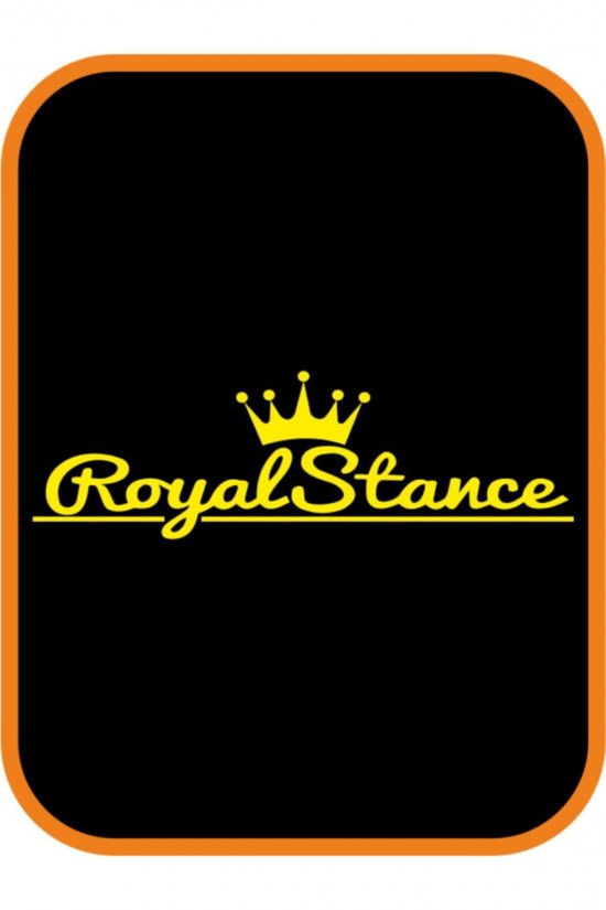 Royal Stance Oto Sticker 30x10 Cm Sarı