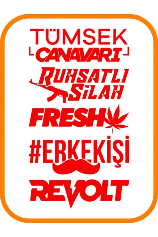 Arka Cam Ve Çamurluk Oto Sticker Paket 35x20 Cm Kırmızı Model 2 Arka Cam Ve Çamurluk Oto Sticker Paket 35x20 Cm Kırmızı Model 2