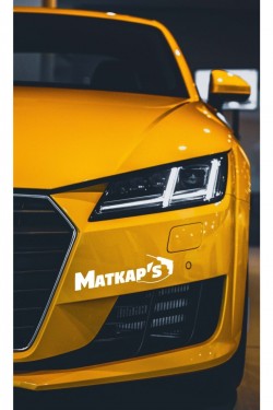 Matkap’s Oto Sticker Motor Sticker 20x7 Cm Beyaz