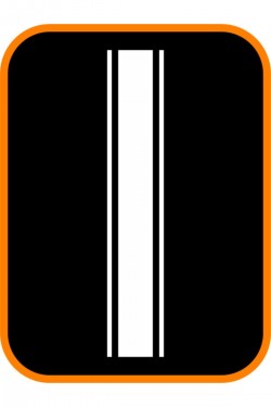 Kaput Çift Şerit Sticker Oto Sticker 118x20 Cm Beyaz