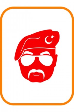 Pöh Özel Harekat Oto Sticker Motor Sticker 15x13 Cm Kırmızı