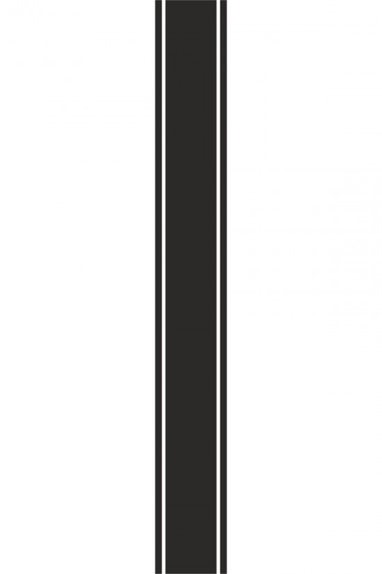 Kaput Çift Şerit Sticker Oto Sticker Siyah Kaput Çift Şerit Sticker Oto Sticker Siyah