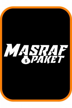 '' Masraf Paket '' Oto Sticker Motor Sticker 20x7 Cm Beyaz