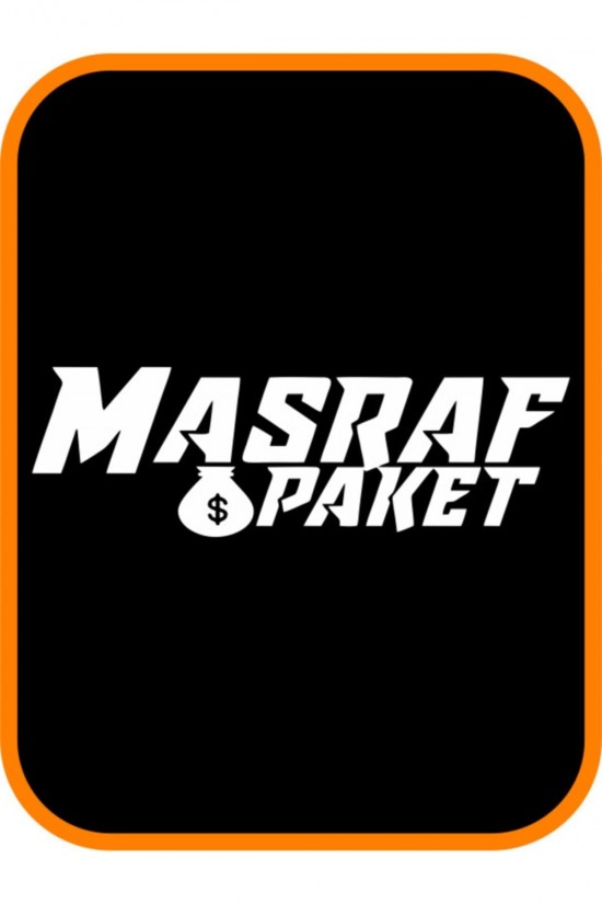 '' Masraf Paket '' Oto Sticker Motor Sticker 20x7 Cm Beyaz