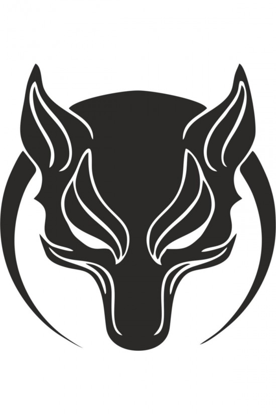 Börü Kurt Araba Sticker Yapıştırma 20 Cm