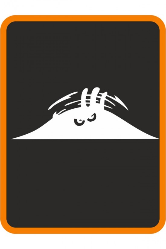 Bagajdan Bakan Kızgın Hayalet Oto Sticker 30x10 Cm Beyaz Bagajdan Bakan Kızgın Hayalet Oto Sticker 30x10 Cm Beyaz