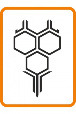 Kaput Petek Oto Sticker Büyük Boy 60x35 Cm Siyah