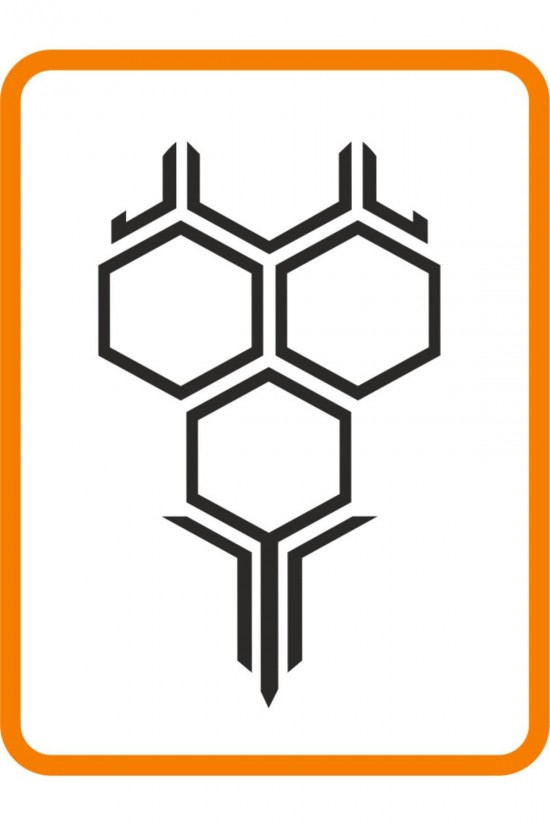 Kaput Petek Oto Sticker Büyük Boy 60x35 Cm Siyah