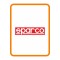 " Sparco " Oto Sticker Motor Sticker 15x4 Cm Kırmızı