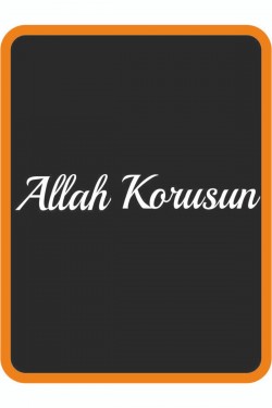 " Allah Korusun " Oto Sticker 50x10 Cm Beyaz " Allah Korusun " Oto Sticker 50x10 Cm Beyaz