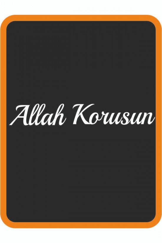 " Allah Korusun " Oto Sticker 50x10 Cm Beyaz " Allah Korusun " Oto Sticker 50x10 Cm Beyaz