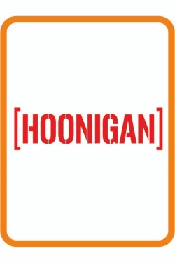 " Hoonigan " Oto Sticker Motor Sticker 25x8 Cm Kırmızı