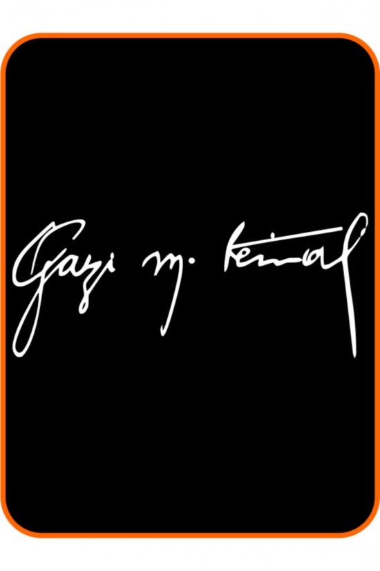 Atatürk Gazi Imza Oto Sticker 20x9 Cm Beyaz Atatürk Gazi Imza Oto Sticker 20x9 Cm Beyaz