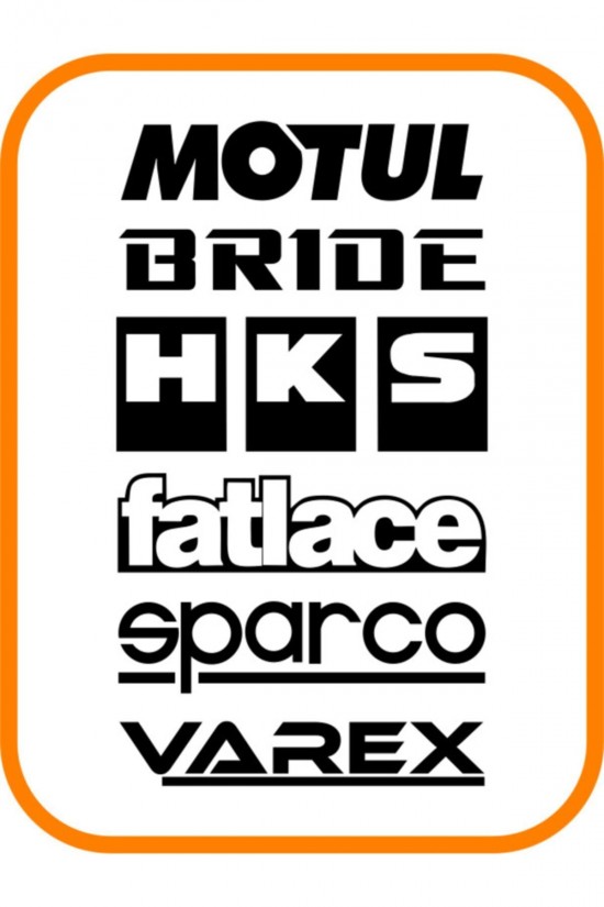 Arka Cam Ve Çamurluk Oto Sticker Paket 35x20 Cm Siyah Model 1